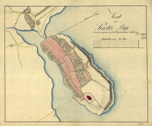 Kort over gamle Præstø