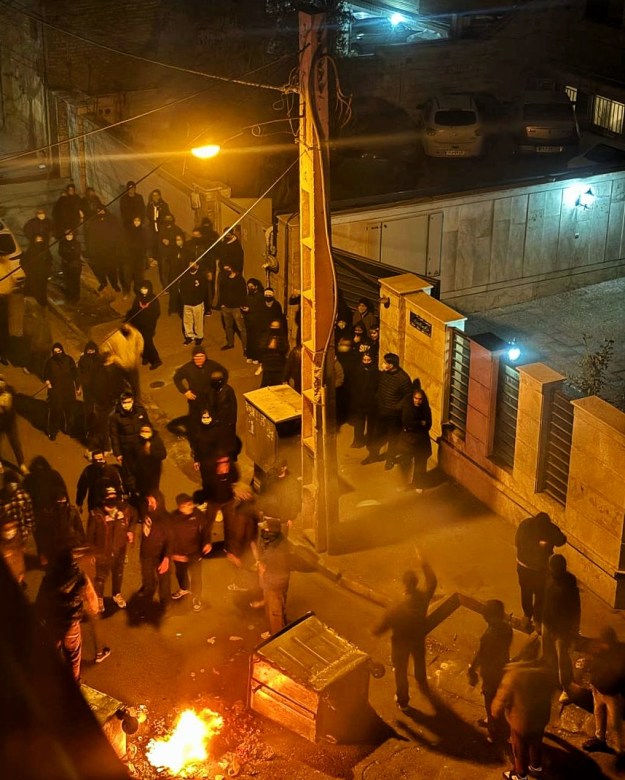 By Standardwhale: Protester i Iran d. 8. januar 2026